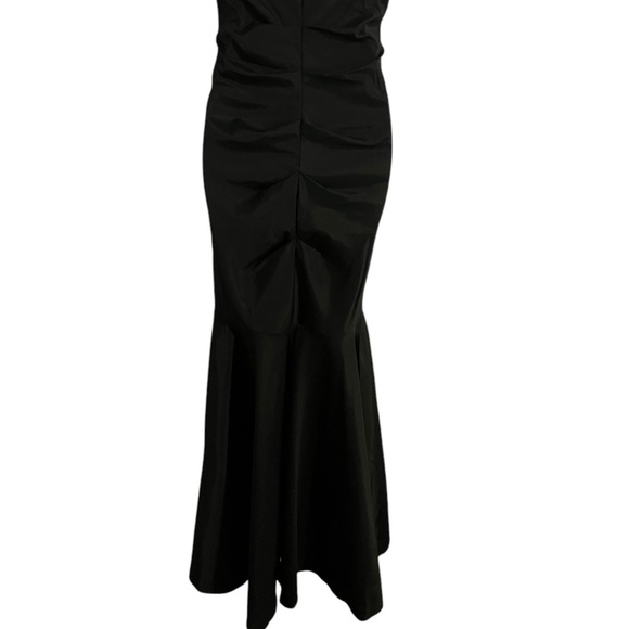 Xscape | Black Beaded Cap Sleeve Formal Dress | Mermaid - Picture 3 of 4